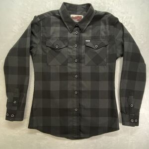 Dixxon Flannel Murked Out Heritage Women's Large Long Sleeve Flannel‎